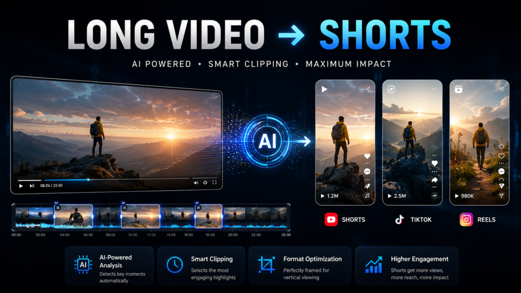 Best Long Video to Short Video AI Tools in 2026: 10 Tools Compared Long videos to short videos ai
